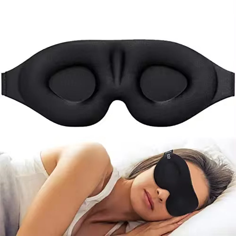 Eye Mask for Sleeping 3D Contoured Cup Blindfold Concave Molded Night Sleep Mask Block Out Light with Women Men